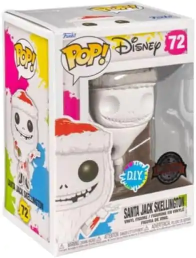 Nightmare before Christmas POP! Disney Vinyl Figur Santa Jack(DIY)(WH) 9 cm termékfotó