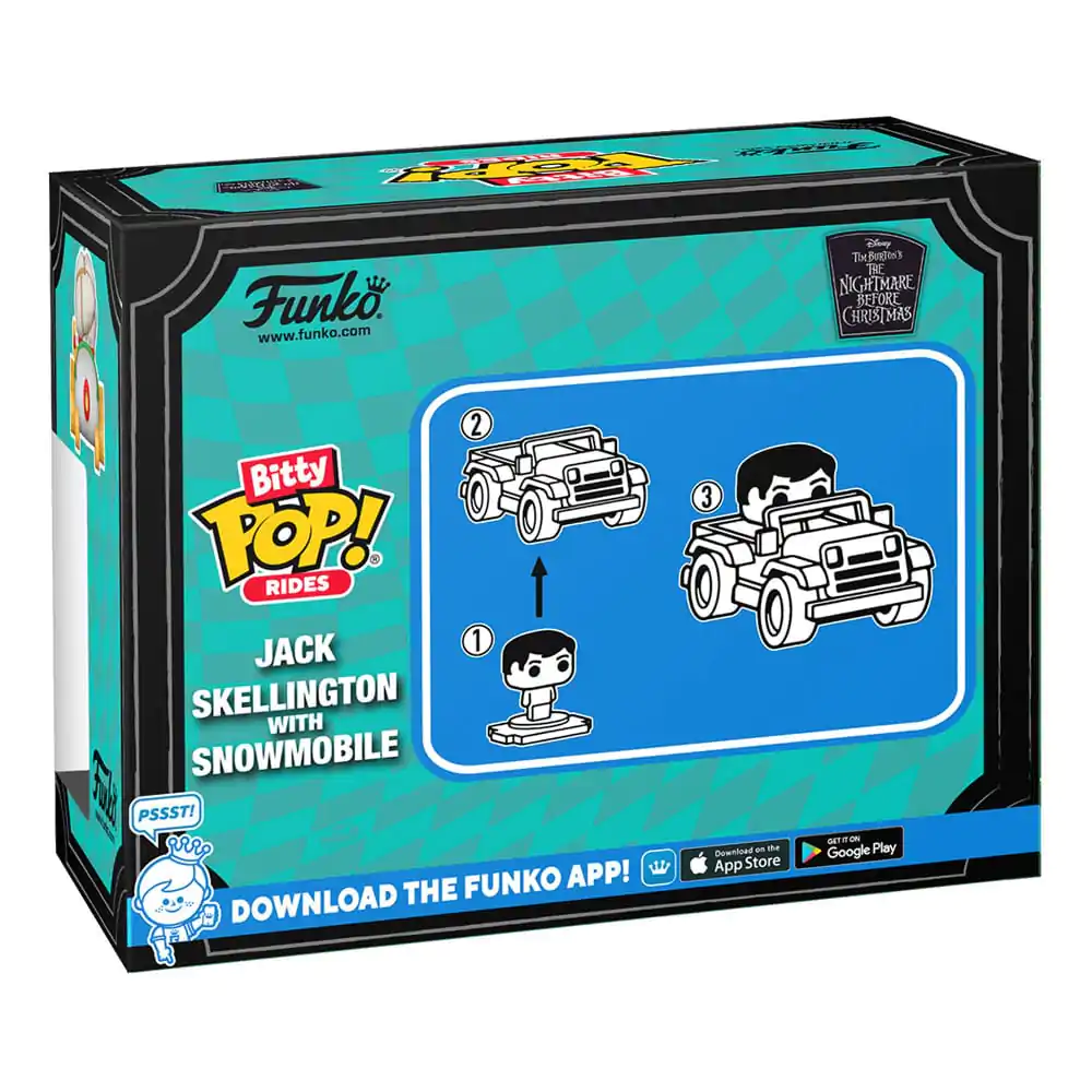 Nightmare before Christmas Funko POP! Rides Vinyl Figur Jack Skellington w/Snowmobile 2,5 cm termékfotó