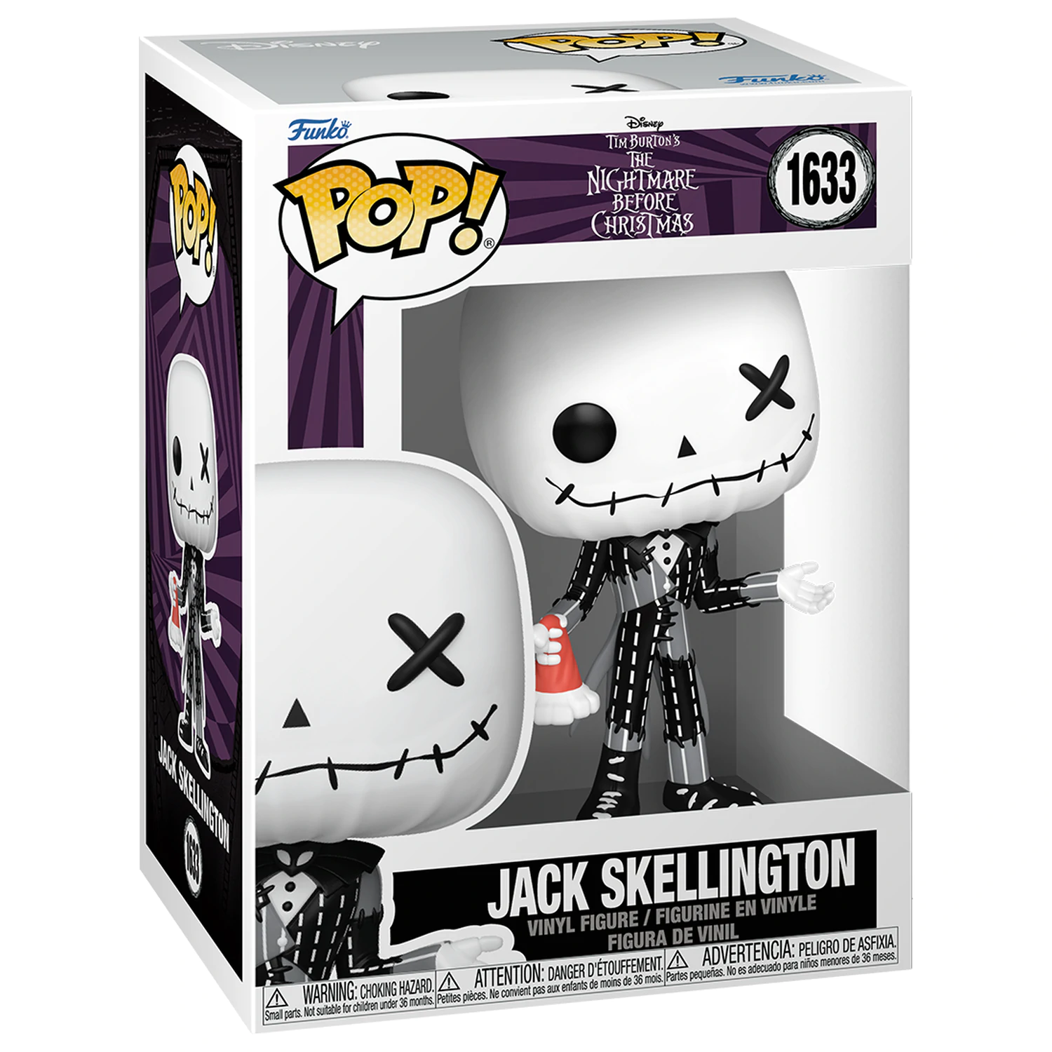 Nightmare Before Christmas Funko POP! Vinyl Figur Patchwork - Jack 9 cm Produktfoto