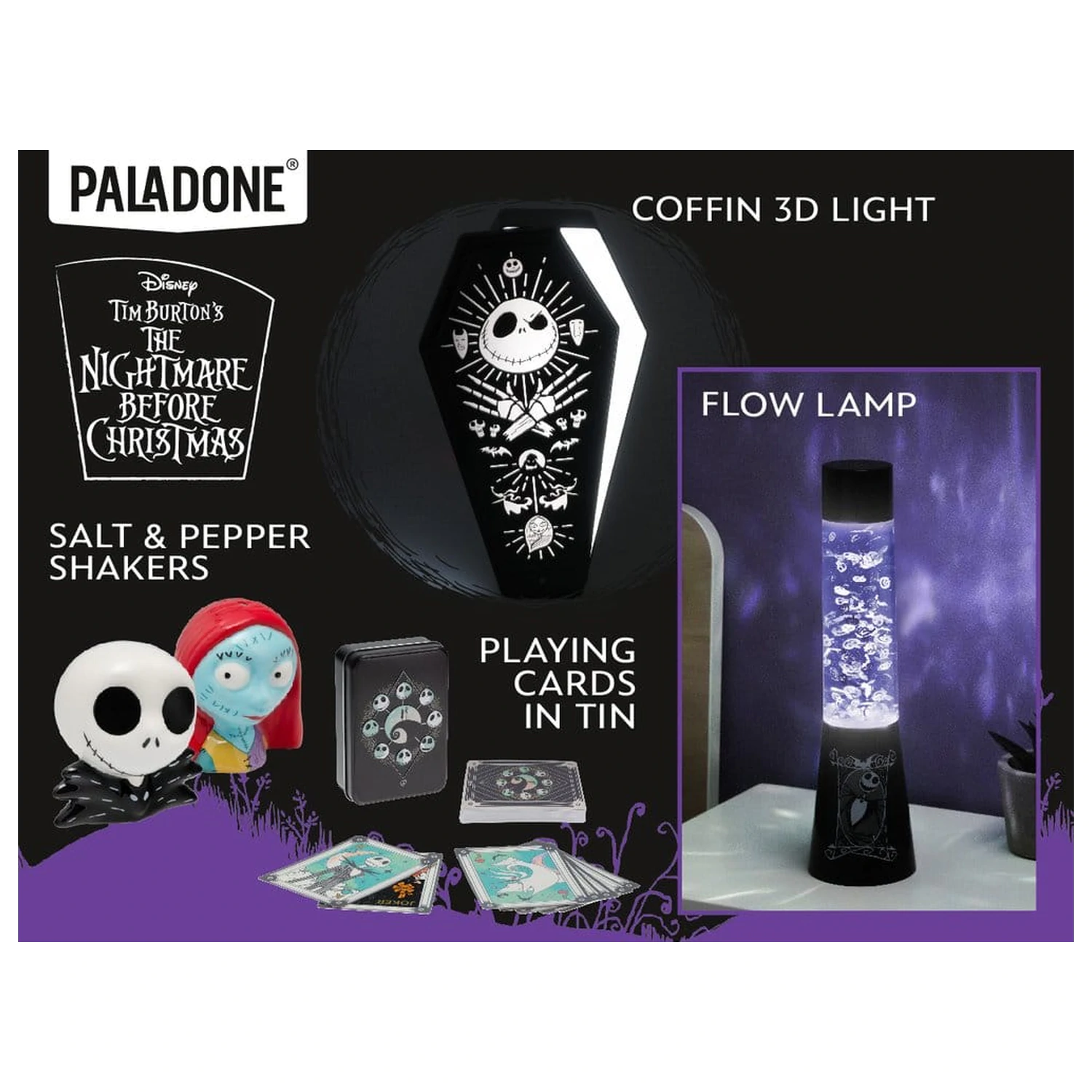 Nightmare Before Christmas Lichtfluss 33 cm Produktfoto