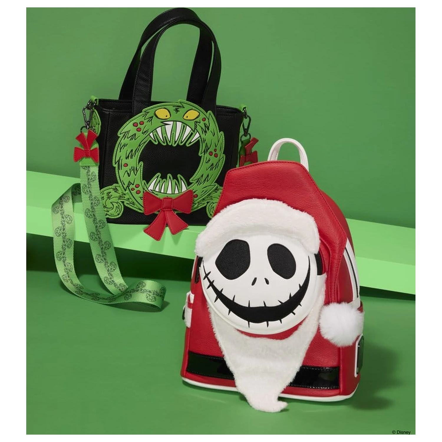 Nightmare before Christmas by Loungefly Umhängetasche Man-Eating Wreath Produktfoto