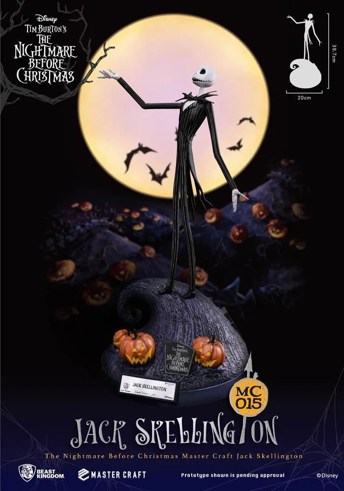 Nightmare Before Christmas Master Craft Statue Jack Skellington 40 cm Produktfoto