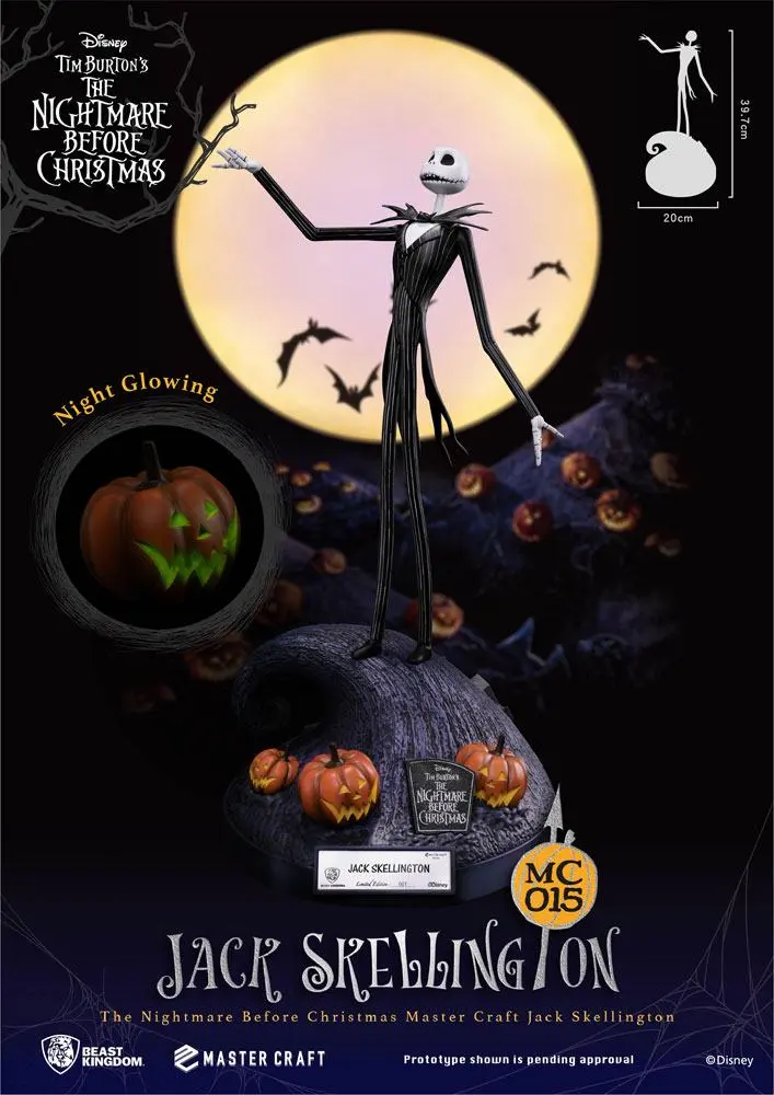 Nightmare Before Christmas Master Craft Statue Jack Skellington 40 cm Produktfoto