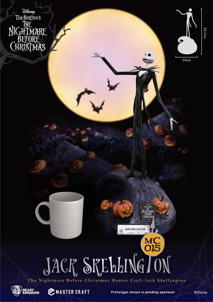 Nightmare Before Christmas Master Craft Statue Jack Skellington 40 cm Produktfoto