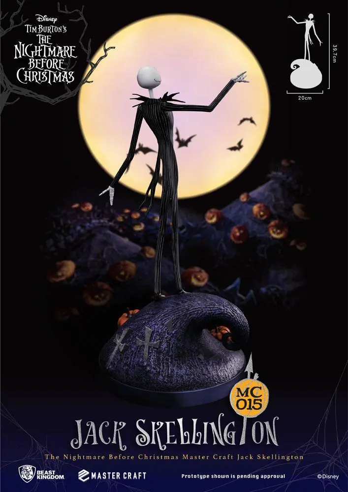 Nightmare Before Christmas Master Craft Statue Jack Skellington 40 cm Produktfoto