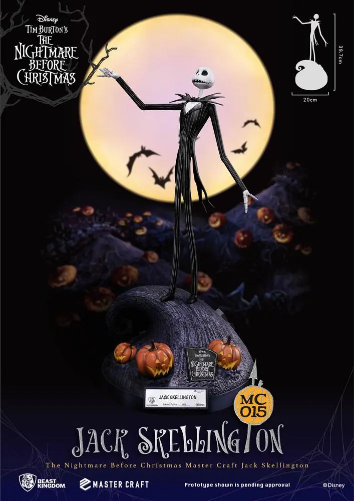 Nightmare Before Christmas Master Craft Statue Jack Skellington 40 cm Produktfoto