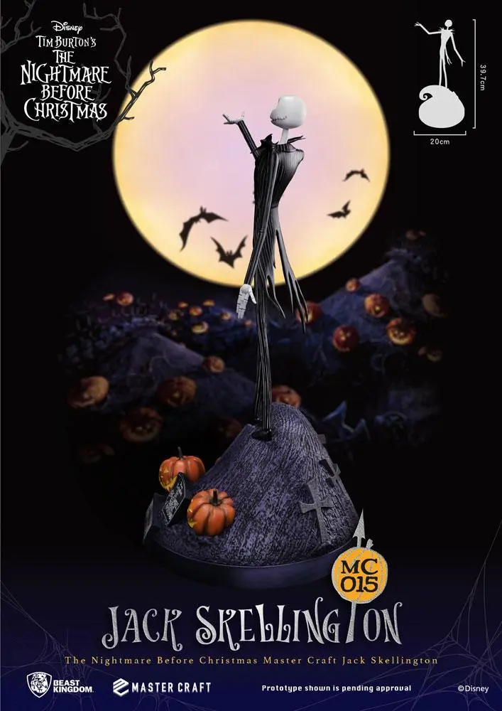 Nightmare Before Christmas Master Craft Statue Jack Skellington 40 cm Produktfoto