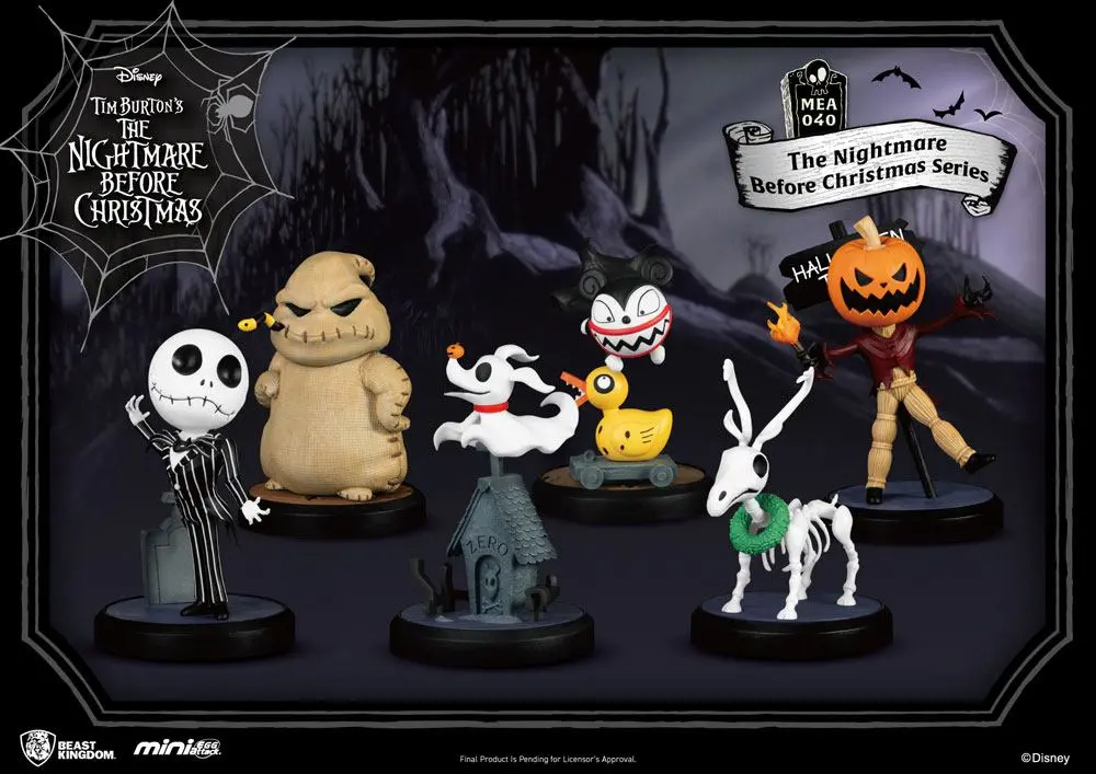 Nightmare Before Christmas Mini Egg Attack Figuren 6er-Pack 8 cm Produktfoto