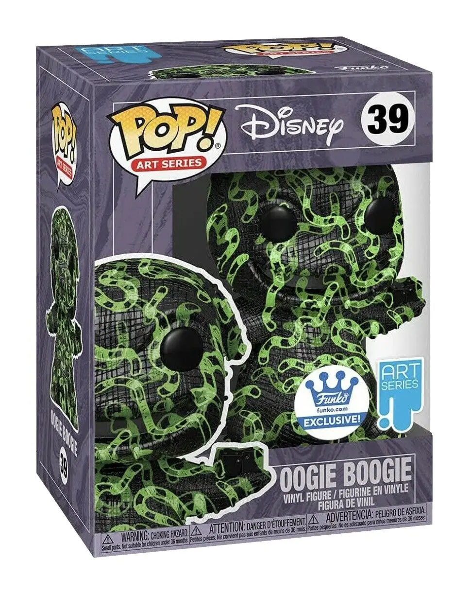 Nightmare before Christmas POP! Art Series Vinyl Figur Oogie Boogie Exclusive 9 cm Produktfoto