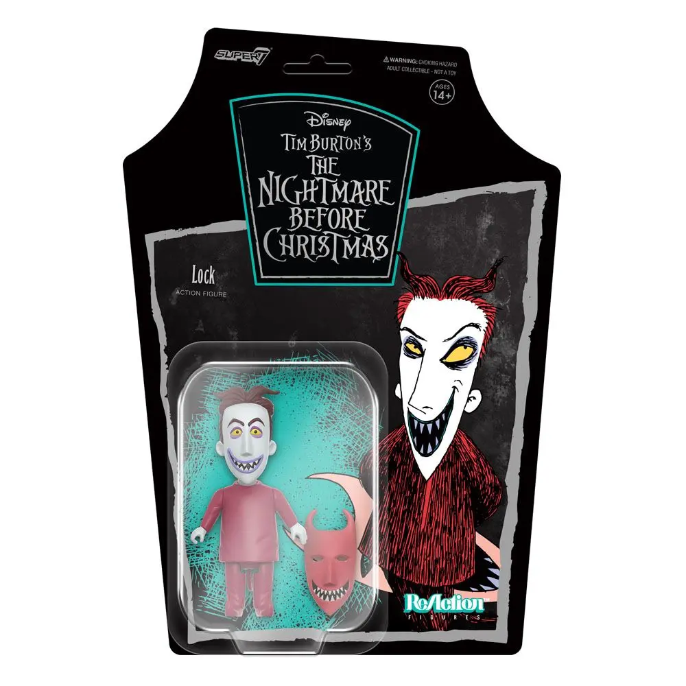 Nightmare Before Christmas ReAction Actionfigur Lock 10 cm Produktfoto