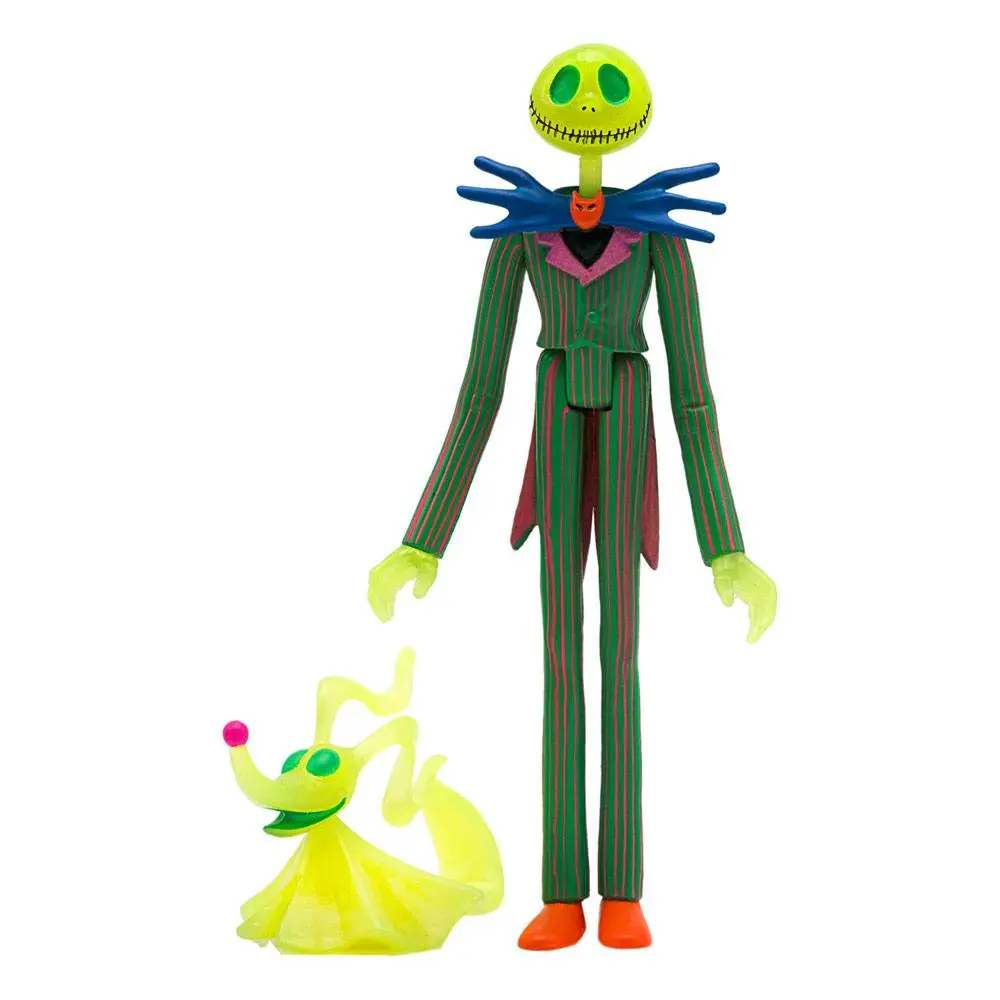 Nightmare Before Christmas ReAction Actionfigur Jack Skellington GITD (SDCC 2020) 10 cm Produktfoto