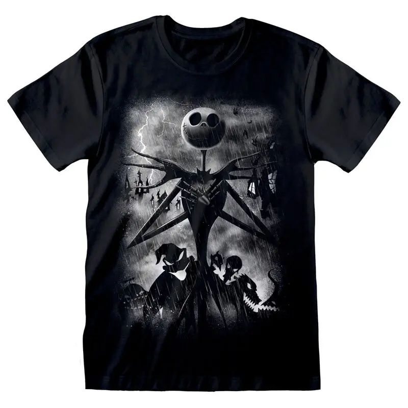 Nightmare Before Christmas Stormy Skies T-shirt Produktfoto