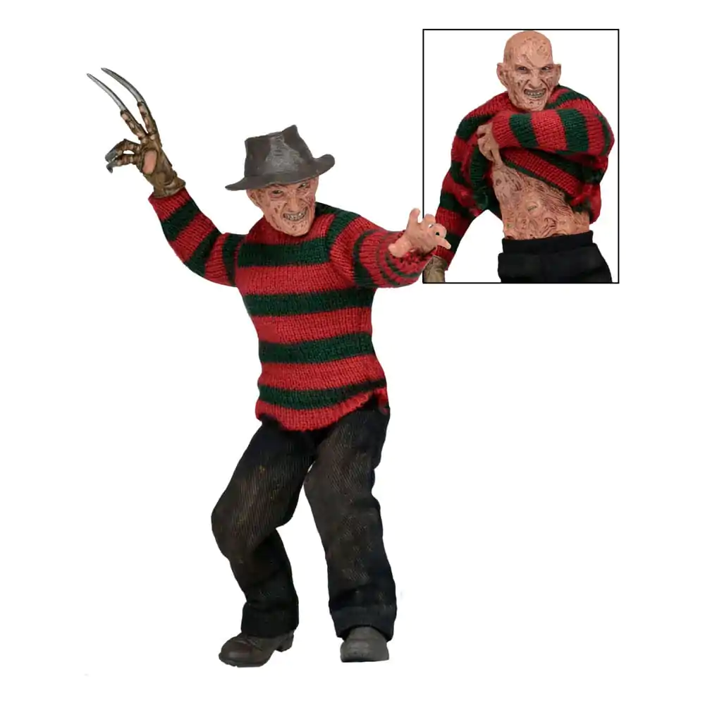 Nightmare on Elm Street 3 Clothed Actionfigur Freddy Krueger 20 cm termékfotó