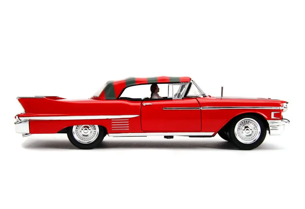 Nightmare on Elm Street Diecast Modell American Horror Rides 1/24 1958 Cadillac mit Figur Produktfoto