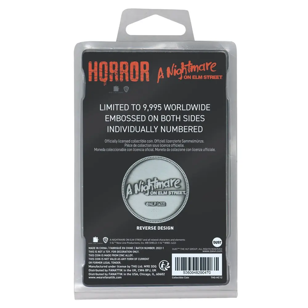 Nightmare on Elm Street Sammelmünze Limited Edition Produktfoto