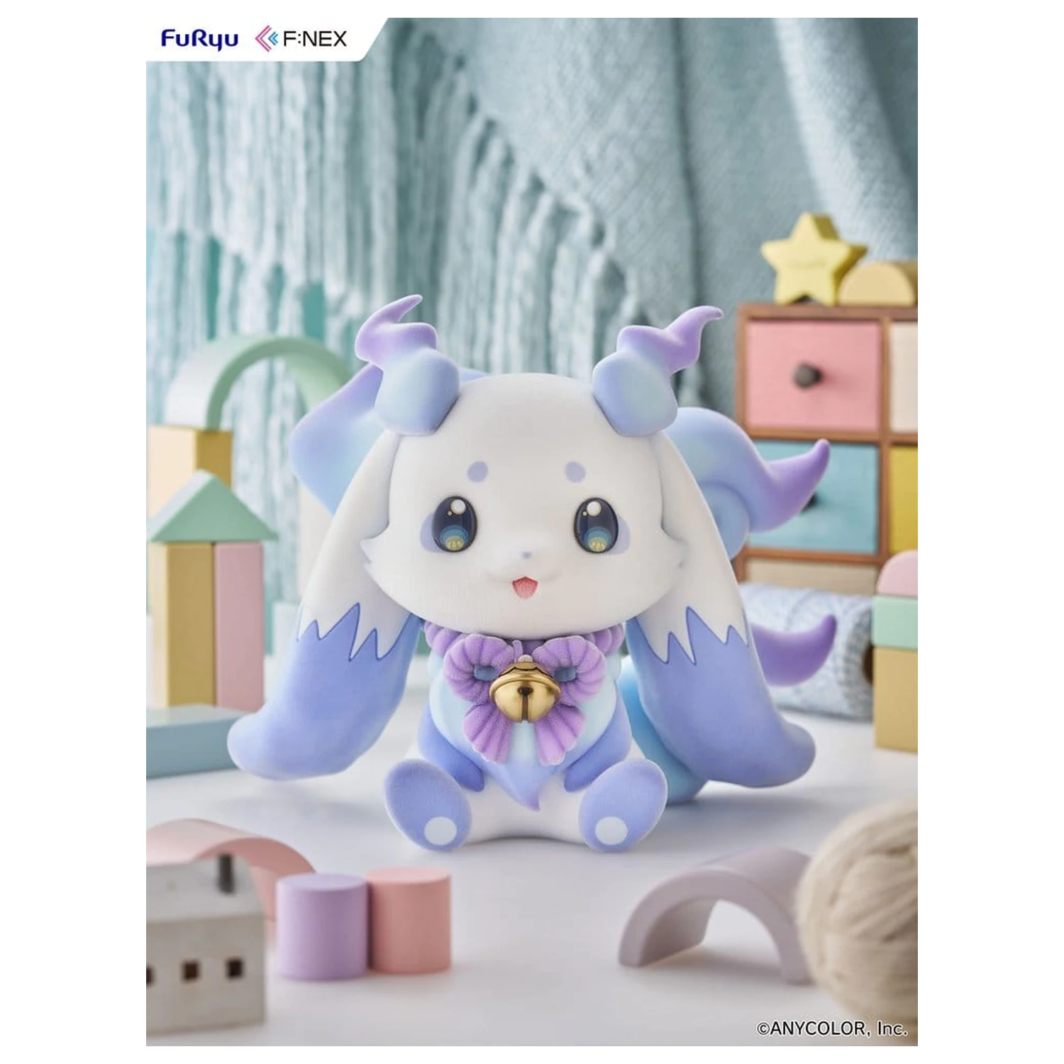Nijisanji F:Nex Flocky Weich Vinyl Figur 1/2 Lunlun 20 cm Produktfoto