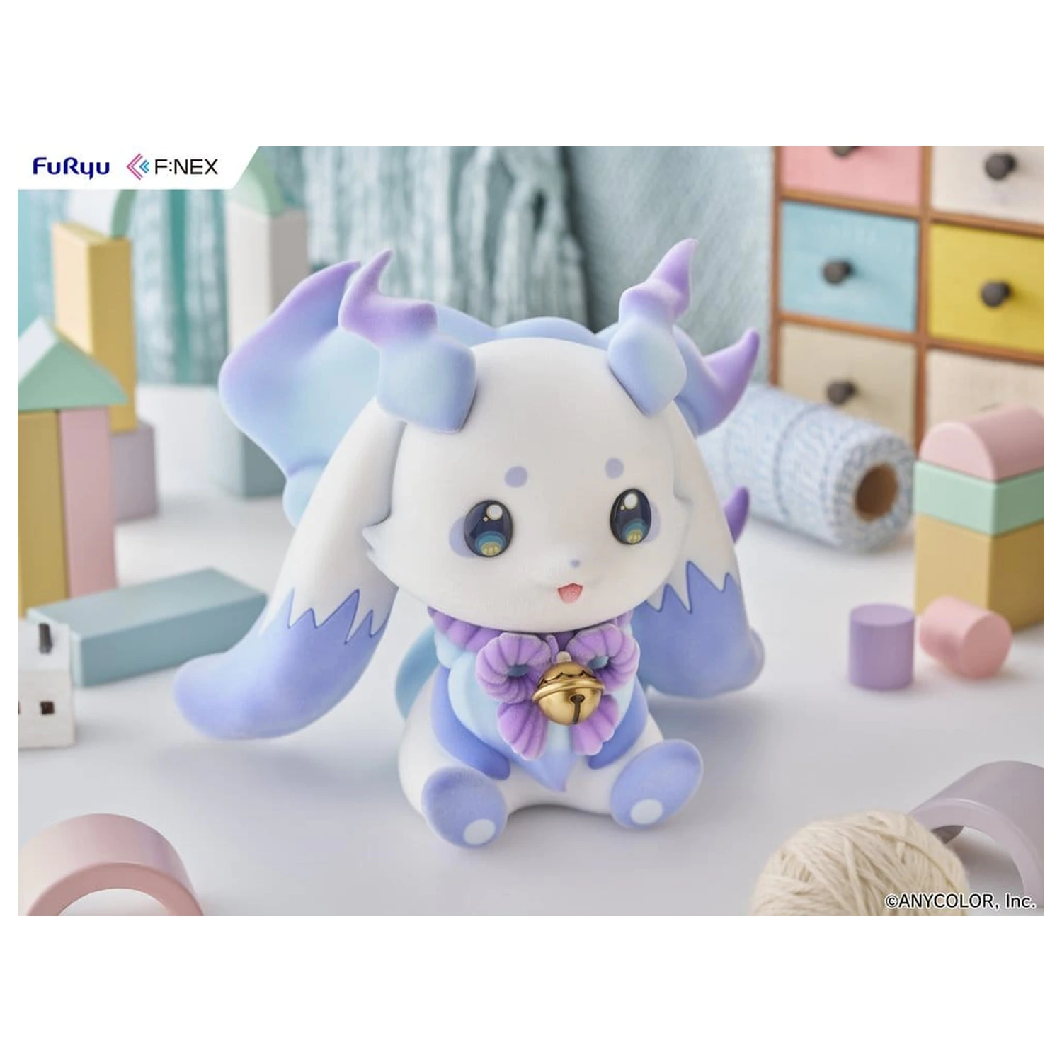 Nijisanji F:Nex Flocky Weich Vinyl Figur 1/2 Lunlun 20 cm Produktfoto
