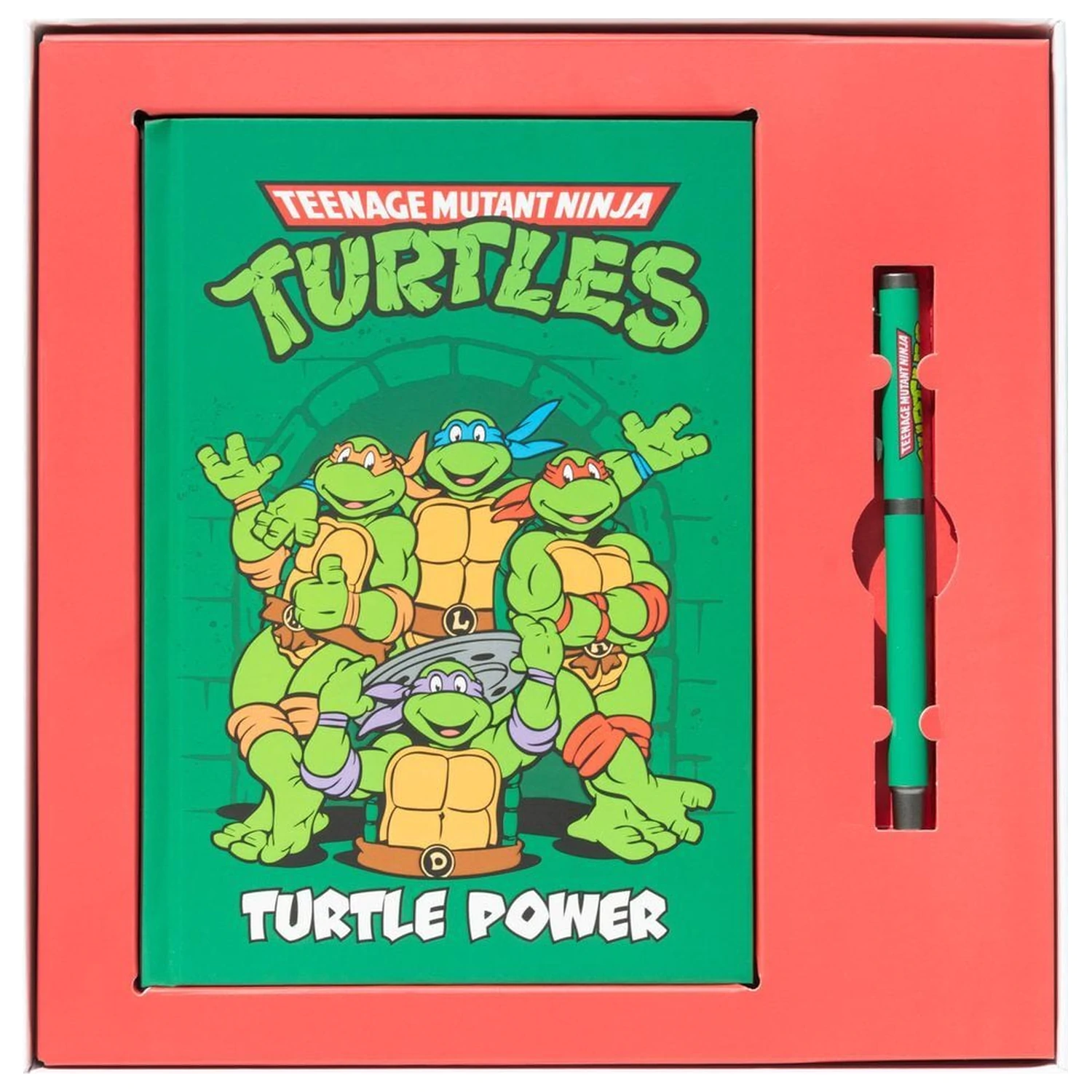 Ninja Turtles A5 Notizbuch + Stift Produktfoto