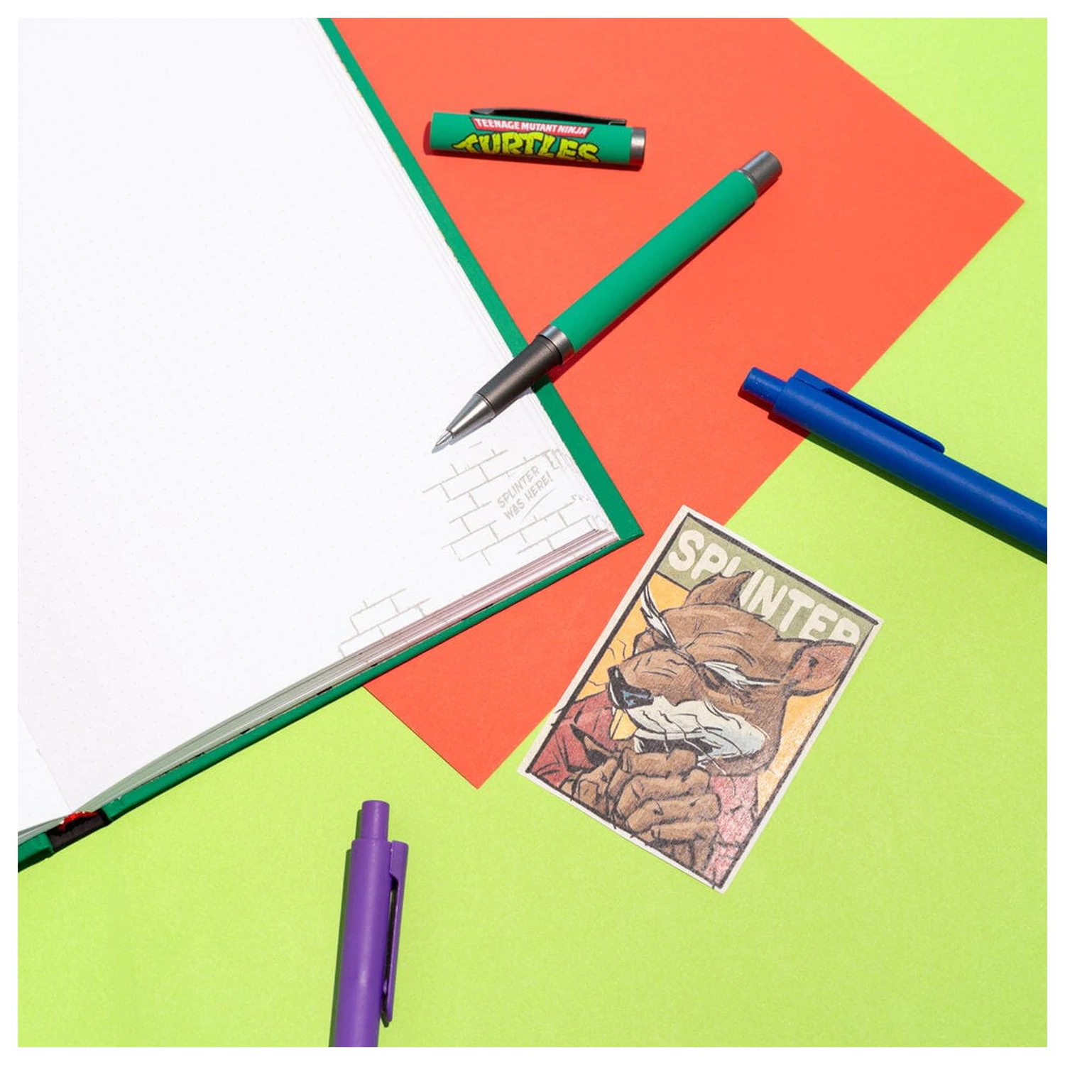 Ninja Turtles A5 Notizbuch + Stift Produktfoto