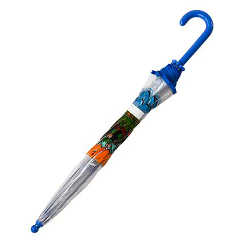 Ninja Turtles manueller transparenter Regenschirm 48cm Produktfoto