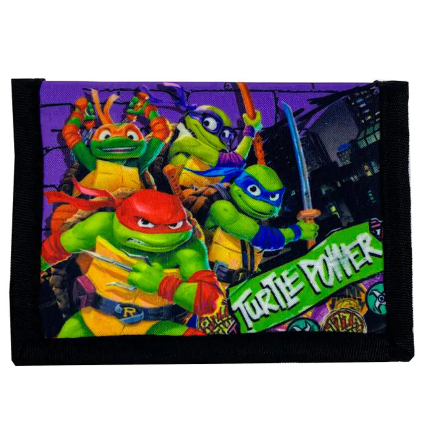 Ninja Turtles Mutant Mayhem Geldbörse und Schlüsselanhänger Set Produktfoto