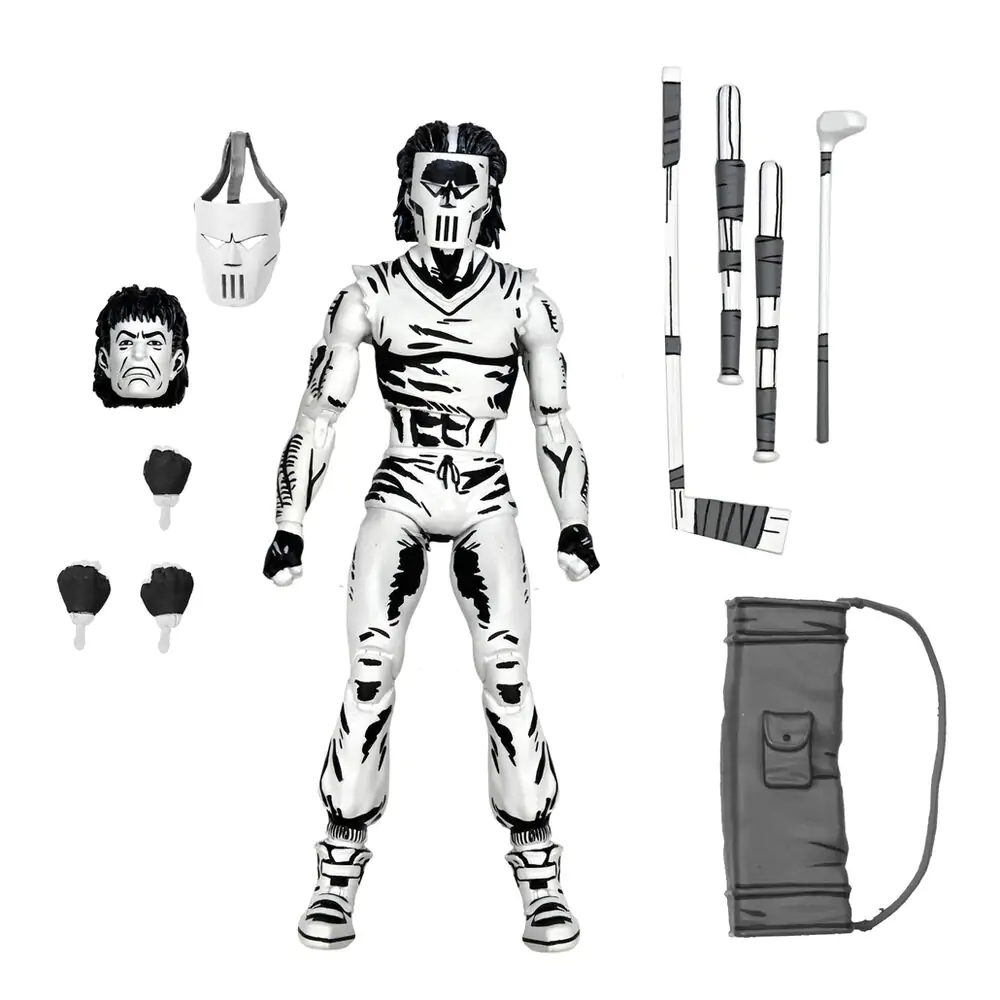 Ninja Turtles Teenage Mutant Casey Jones Black & White Figur 18 cm Produktfoto