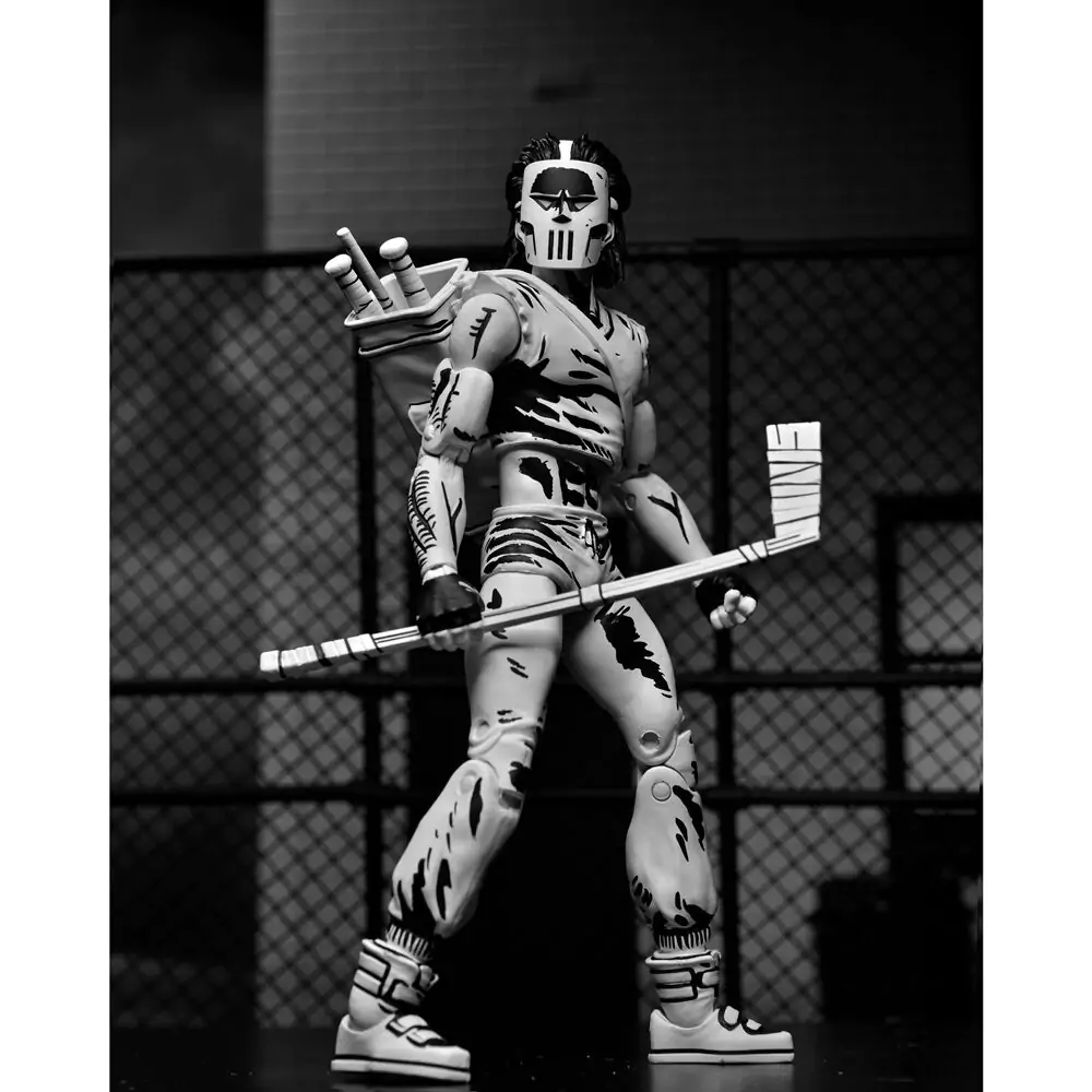 Ninja Turtles Teenage Mutant Casey Jones Black & White Figur 18 cm Produktfoto