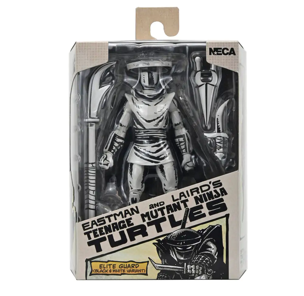 Ninja Turtles Teenage Mutant Elite Guard Black & White Figur 18 cm Produktfoto