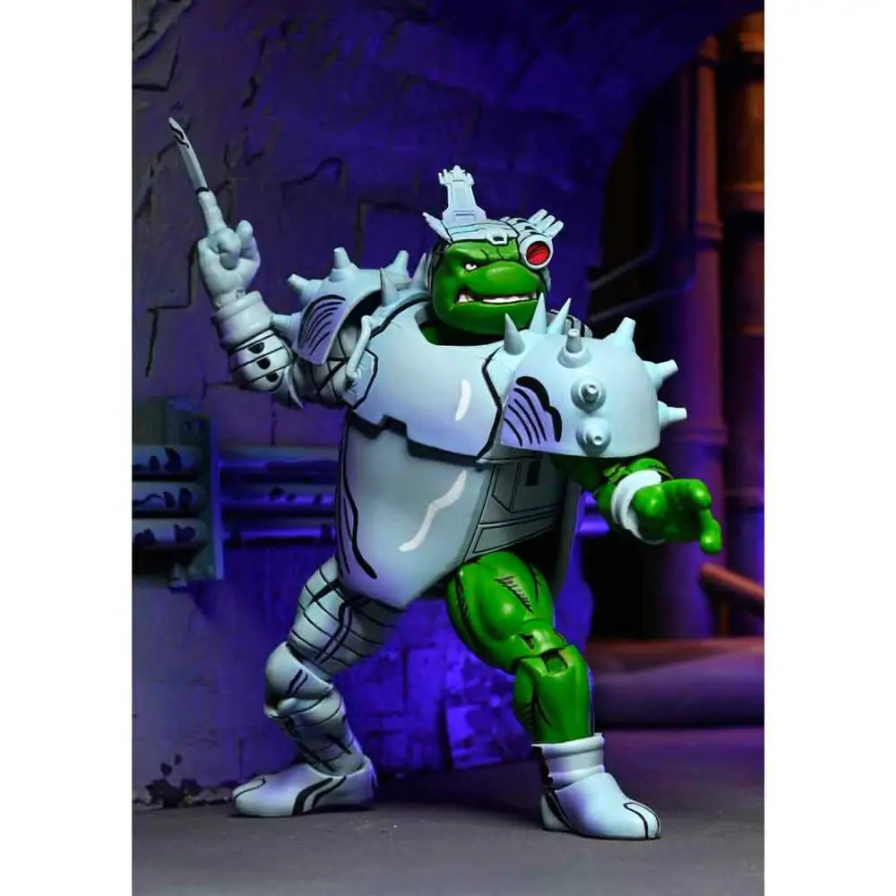 Ninja Turtles Teenage Mutant Mirage Comics Cyborg Donatello Figur 18cm Produktfoto