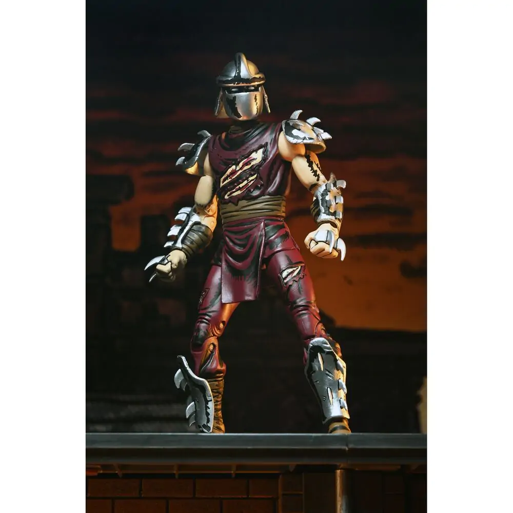 Ninja Turtles Teenage Mutant The Sheredder Battle Damaged Figur 18 cm Produktfoto