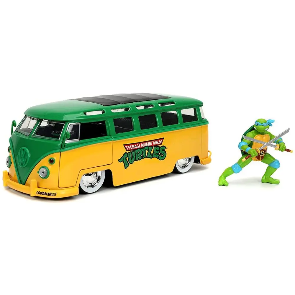 Teenage Mutant Ninja Turtles Diecast Modell 1/24 1962 VW Bus Leonardo termékfotó