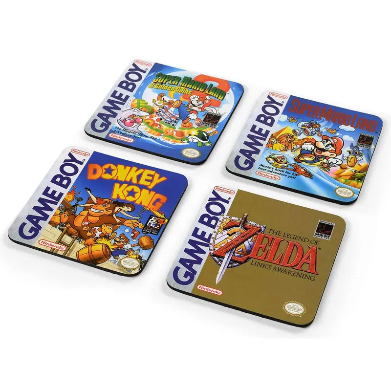 Gameboy Untersetzer 4er-Pack Classic Collection Produktfoto