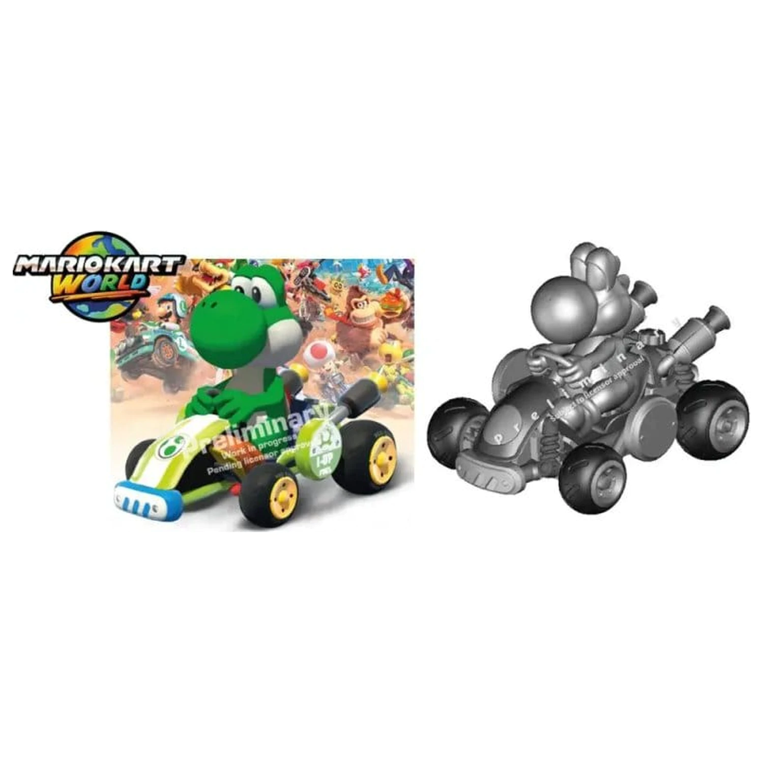Nintendo Mario Kart Carrera RC RC Auto Mario Kart World, Yoshi 2,4GHz Produktfoto