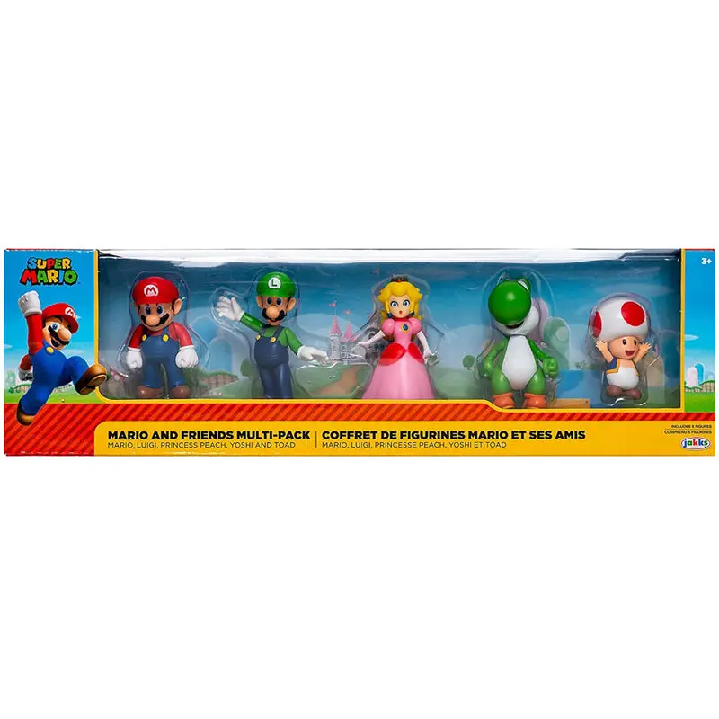 World of Nintendo Super Mario & Friends Figuren 5er-Boxset Exclusive termékfotó