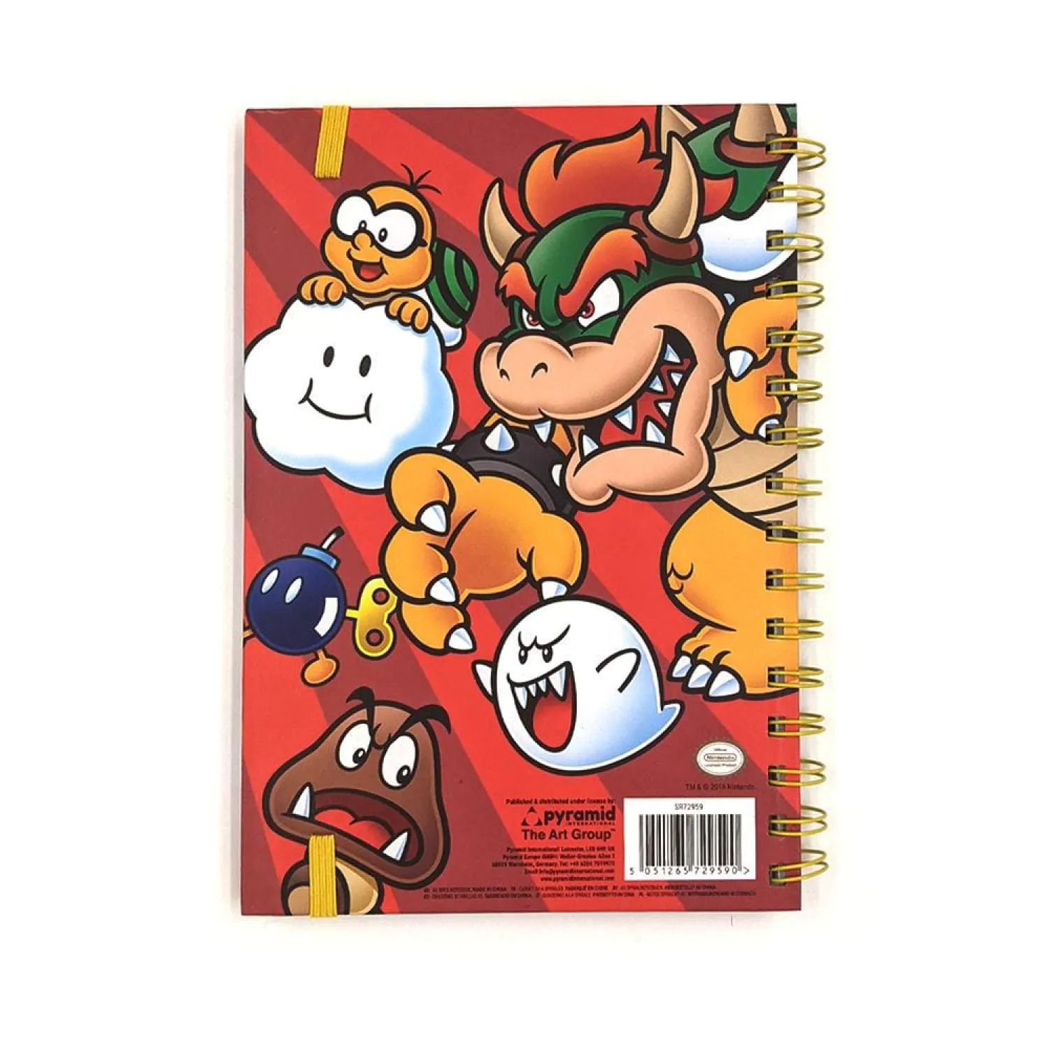 Nintendo Super Mario Bros A5 Notizbuch Produktfoto