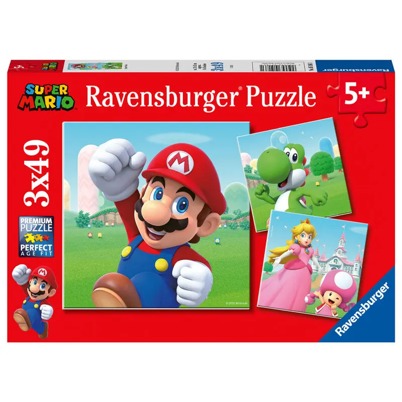 Nintendo Super Mario Bros puzzle 3x49St Produktfoto