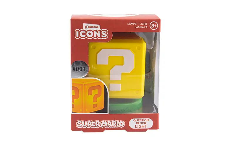 Super Mario 3D Lampe Fragezeichen-Block 10 cm termékfotó