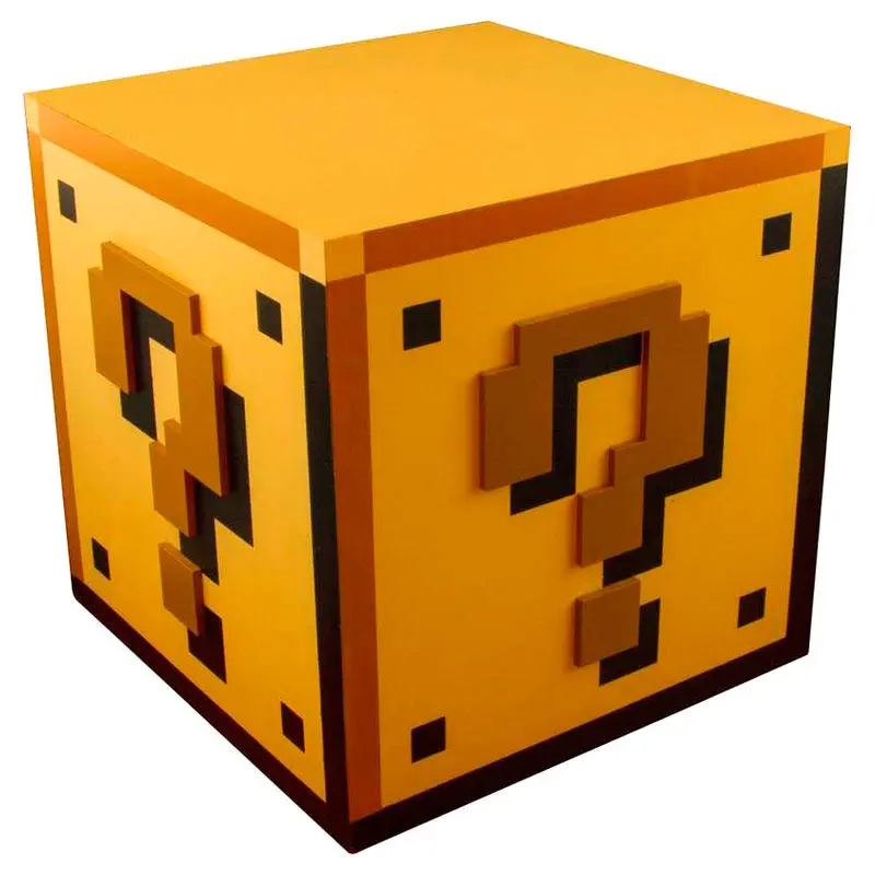 Super Mario Bros. Leuchte Fragezeichen-Block 18 cm Produktfoto