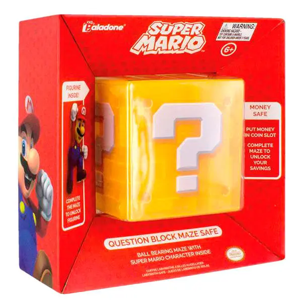 Nintendo Super Mario Bros Question Block Spardose Produktfoto