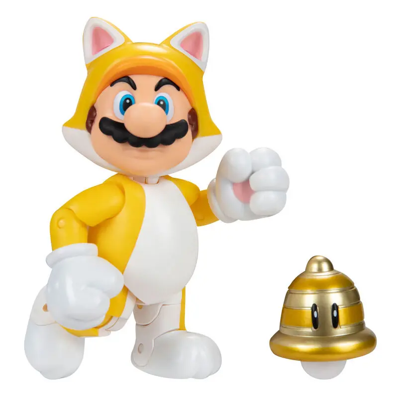Nintendo Super Mario Cat Luigi Figur 10cm Produktfoto