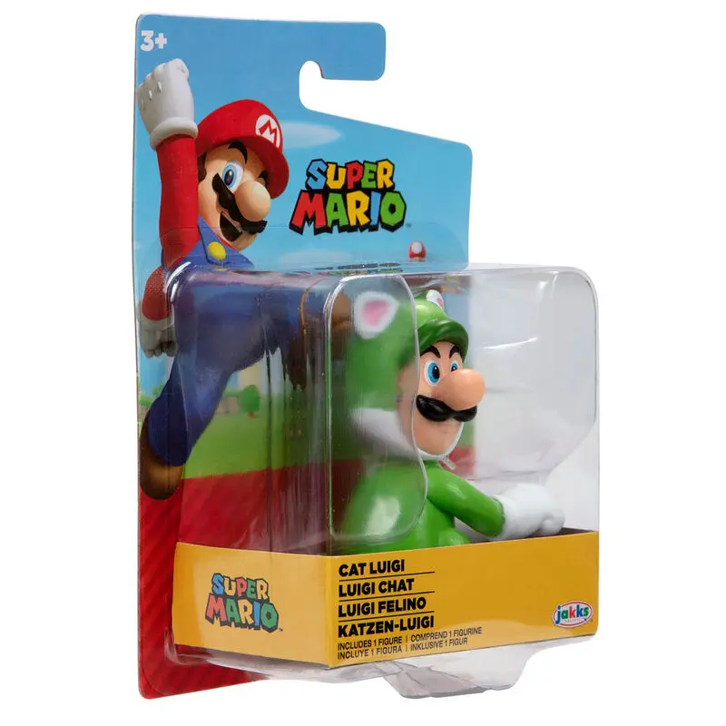Nintendo Super Mario Cat Luigi Figur 6,5cm termékfotó
