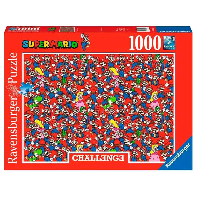 Nintendo Challenge Jigsaw Puzzle Super Mario Bros (1000 Stücke) Produktfoto