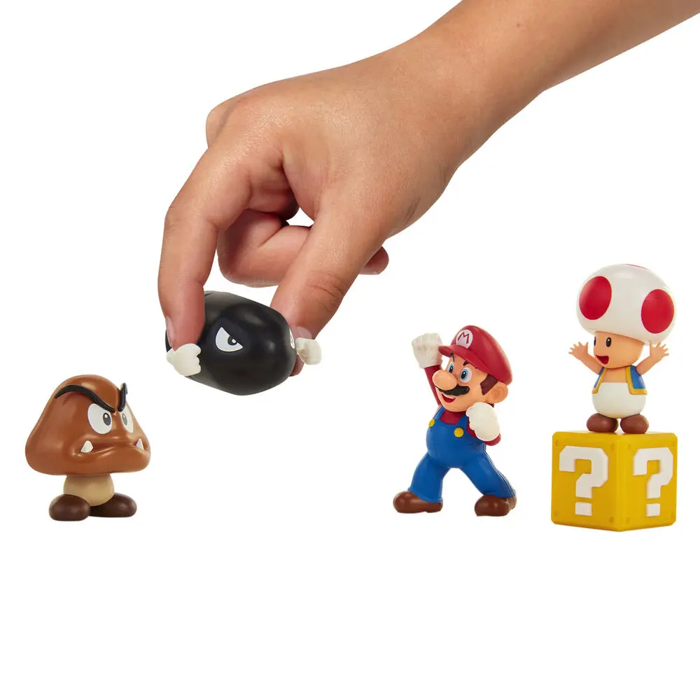 World of Nintendo Minifiguren 5er-Pack New Super Mario Bros. U Eichenhain 6 cm termékfotó