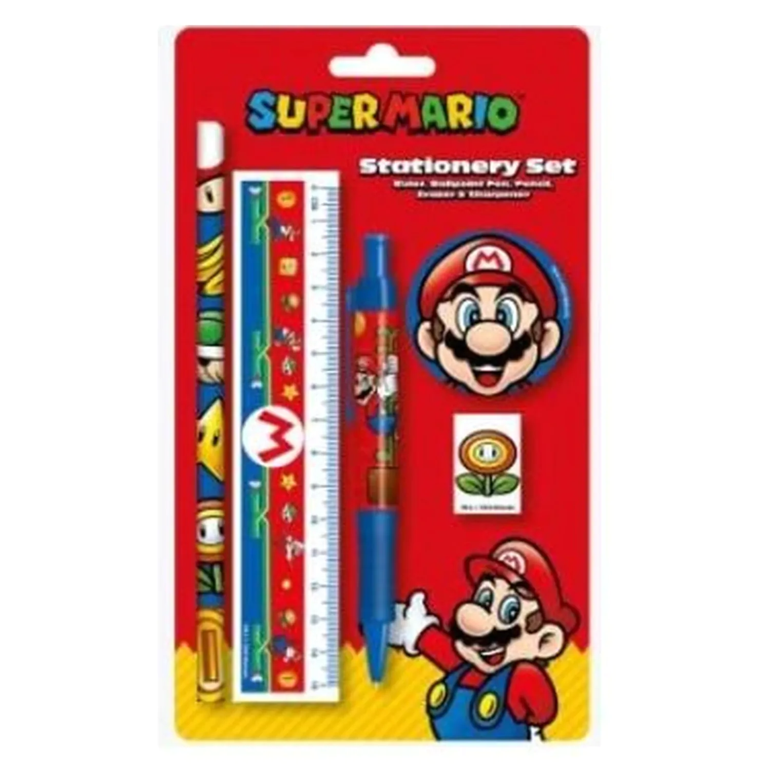 Nintendo Super Mario Schreibwaren Set Produktfoto