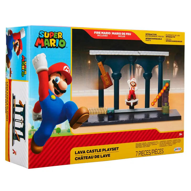 Nintendo Super Mario Lava Castle Spielset termékfotó