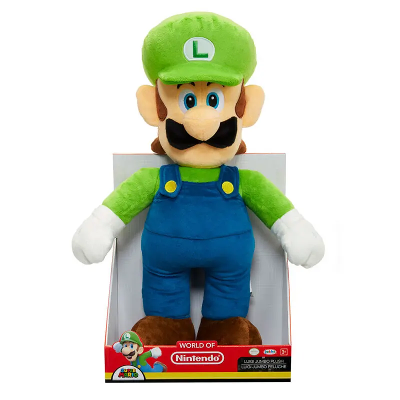 Nintendo Super Mario Luigi Jumbo Plüschfigur 50cm termékfotó