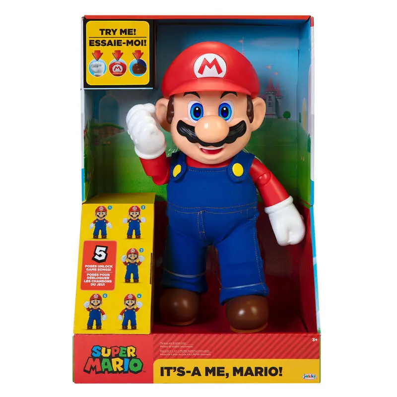 World of Nintendo Sprechende Actionfigur It's-A Me! Mario 30 cm termékfotó