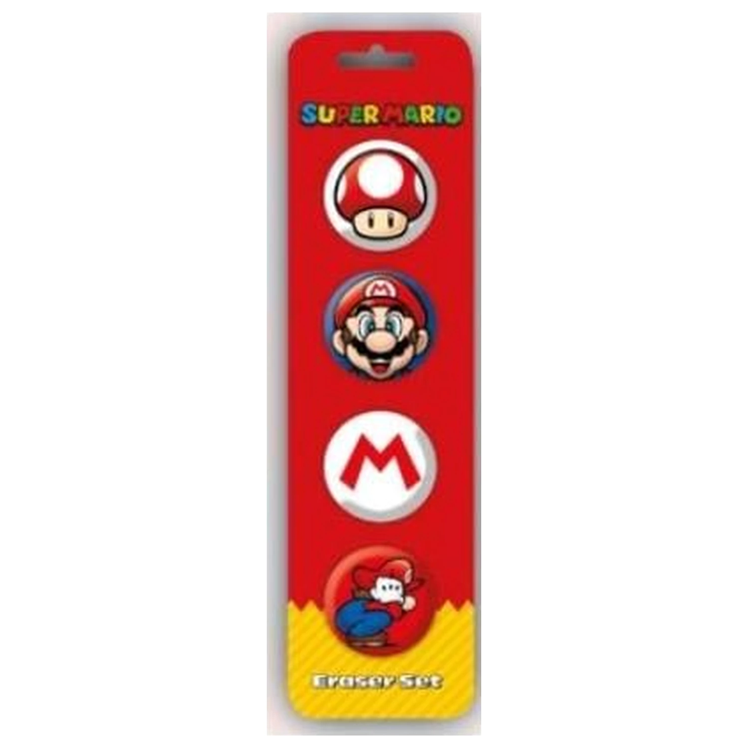 Nintendo Super Mario Radiergummiset Produktfoto