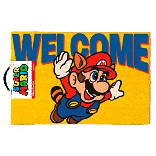 Nintendo Super Mario Willkommen Fußmatte Produktfoto