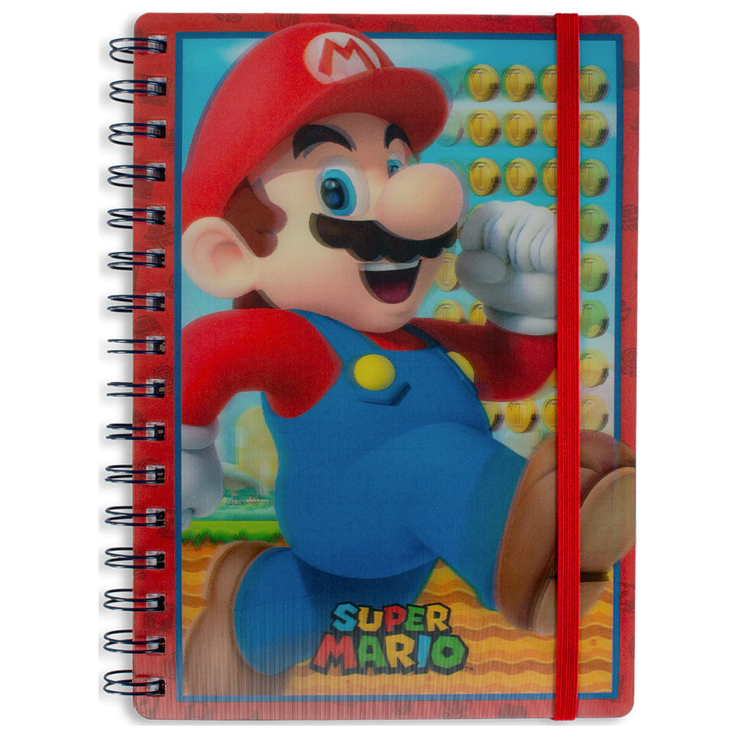 Super Mario 3D Wiro Notizbuch A5 Mario Produktfoto